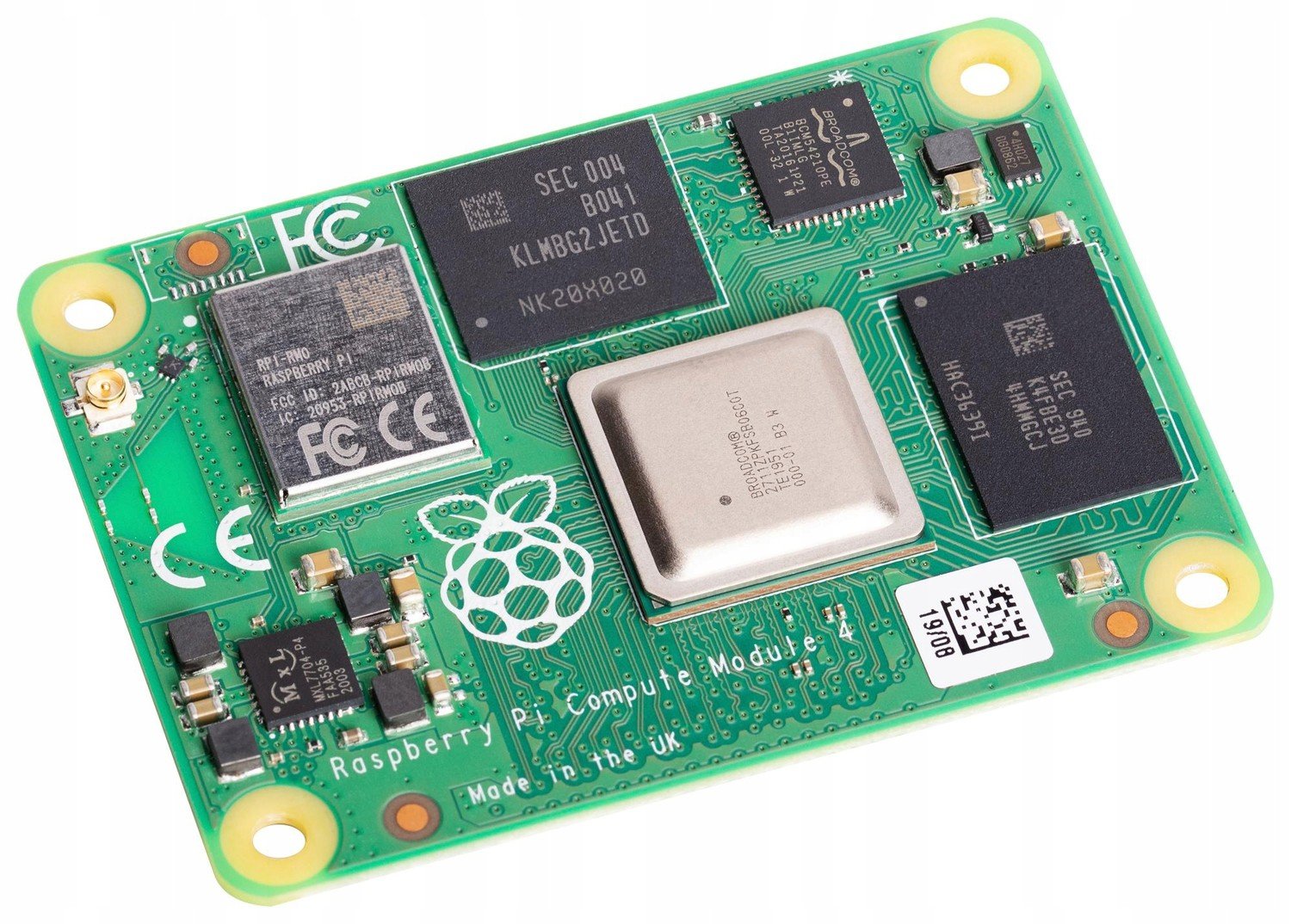 Výpočetní modul Raspberry Pi CM4 4 8 Gb Ram 8 Gb eMMC Bt WiFi CM4108008