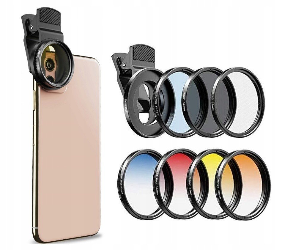 Sada filtrů 7v1 Apexel Filtry Filtr Cpl ND32 Star Poloviční pro telefon