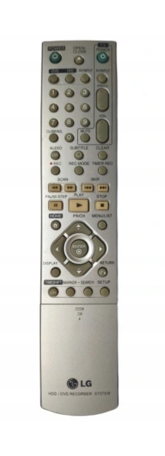 Dálkové ovládání od společnosti Lg DVD Hdd 6711R1P108F RH-199 RH-177 stříbrný Originál s logem Lg