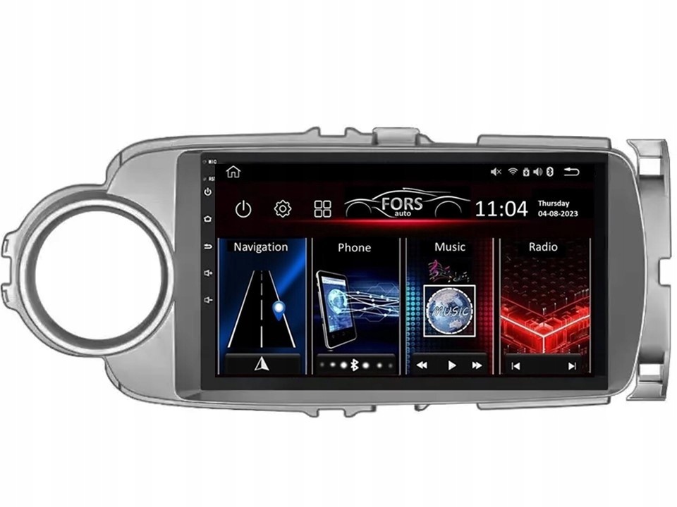 Rádio Android M150 Toyota YarisVitz 2011-2013