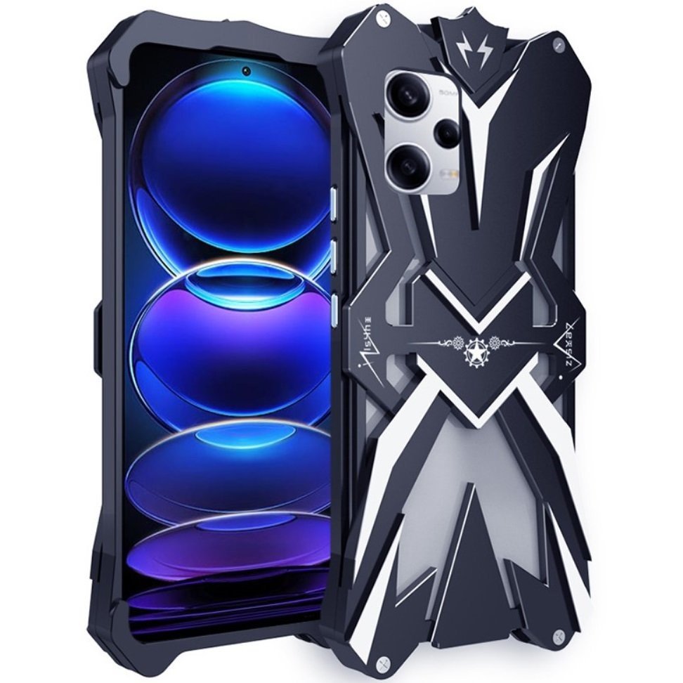 Hliníkové Pancéřové Pouzdro Pro Redmi Note 12 Pro 5G Odolné Kovové Pouzdro