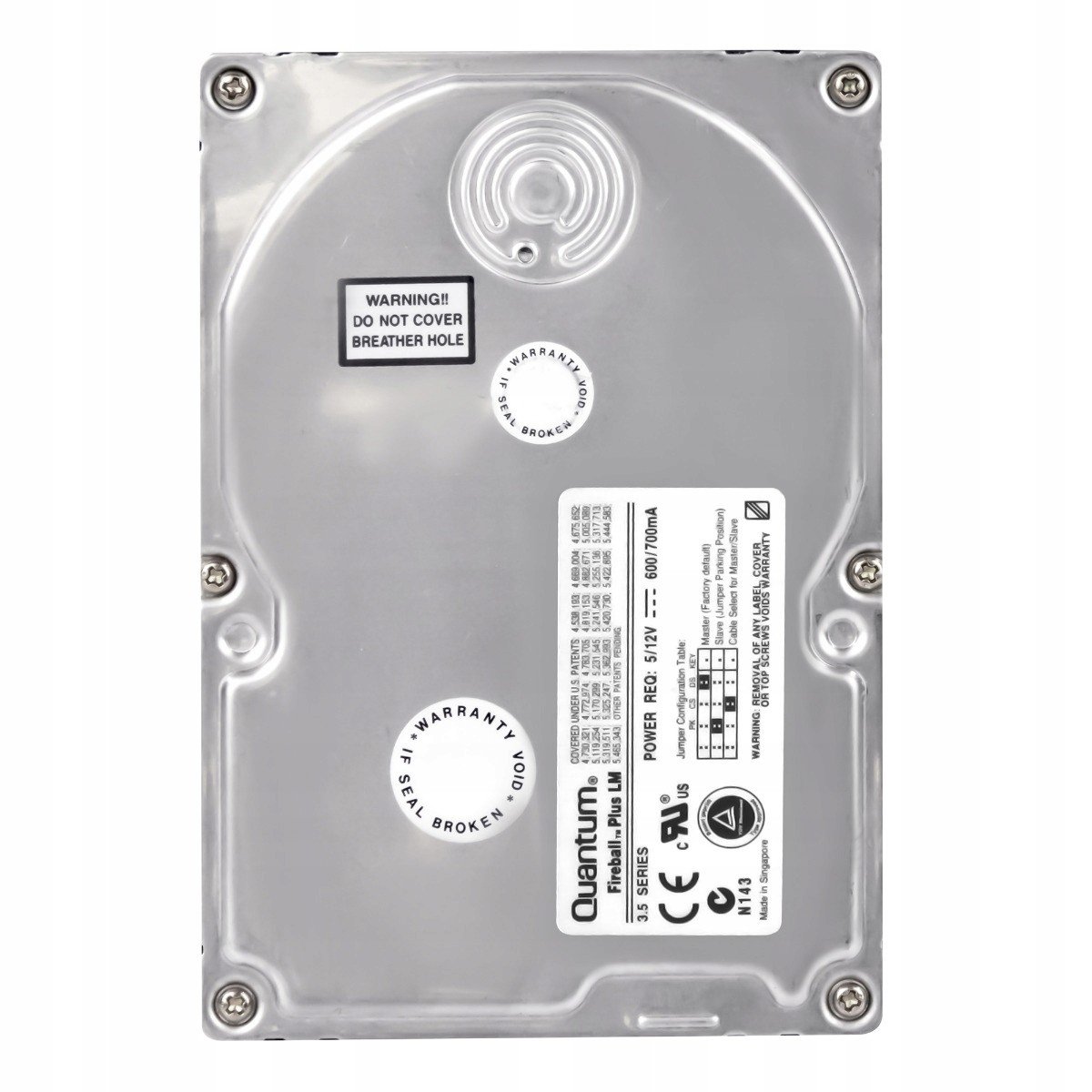 Quantum Fireball Plus LM 20,5GB 7,2K 2MB Ata 3,5'' LM20A014