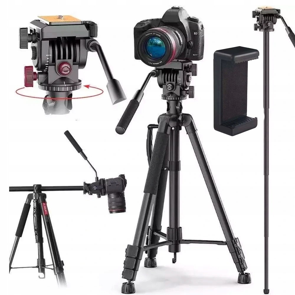 Profesionální stativ Monopod pro fotoaparát Videokamery 182cm