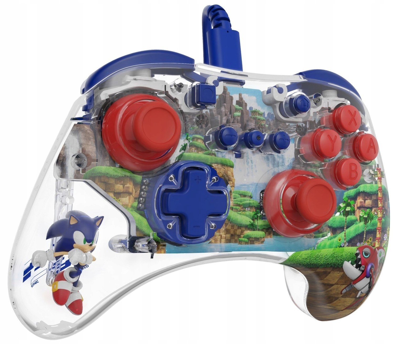 Pdp Switch drátový ovladač REALMz Sonic Green Hill Zone