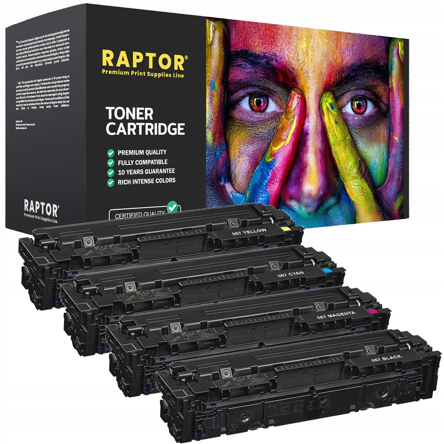 4x Toner Pro Canon i-SENSYS MF657Cdw MF655Cw MF655Cdw MF651Cw CRG-067