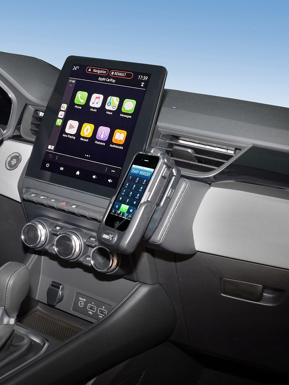 Konzole Kuda na telefon pro Renault Captur od 2019