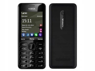 Mobilní telefon Nokia Asha 206 4 Mb 64 Mb černý