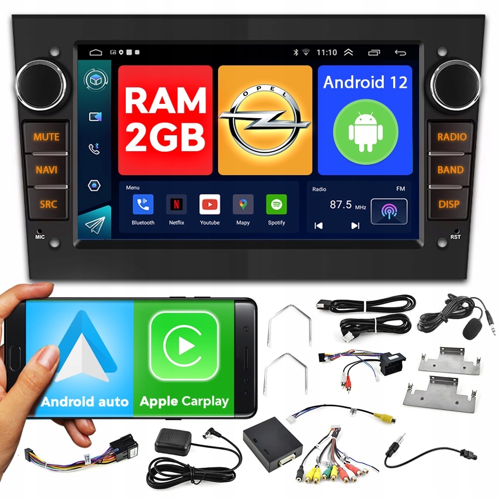 Rádio 7' Android Canbus Do Opel Astra H 2004-2010