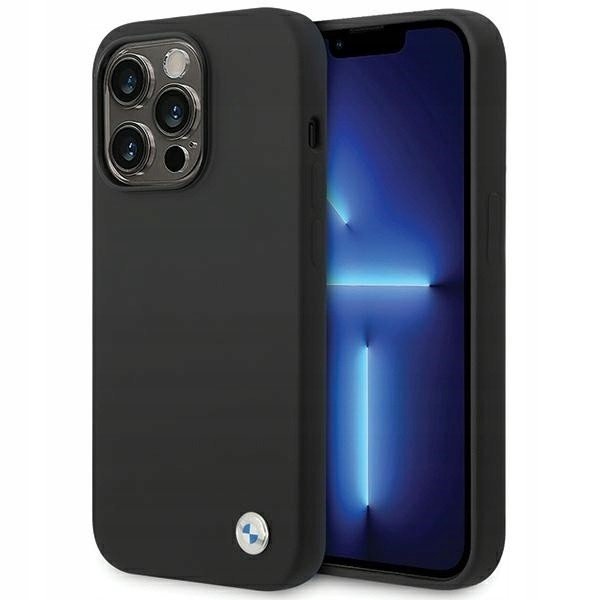 Pouzdro Bmw Silikonové pouzdro Pouzdro černé zadní pro iPhone 15 Pro