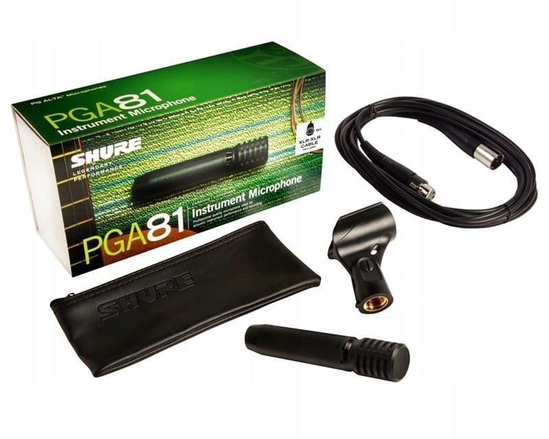 Shure Pga 81-XLR kondenzátorový mikrofon nástroj