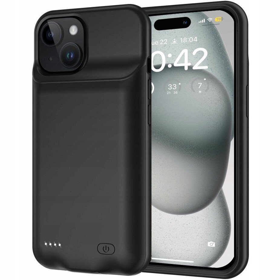 Pouzdro s baterií, powerbanka 7000mAh pro iPhone 15, pouzdro, power case
