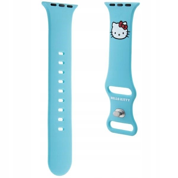 Řemínek Hello Kitty Modny Silicone pro Apple Watch 38/40/41mm modrý