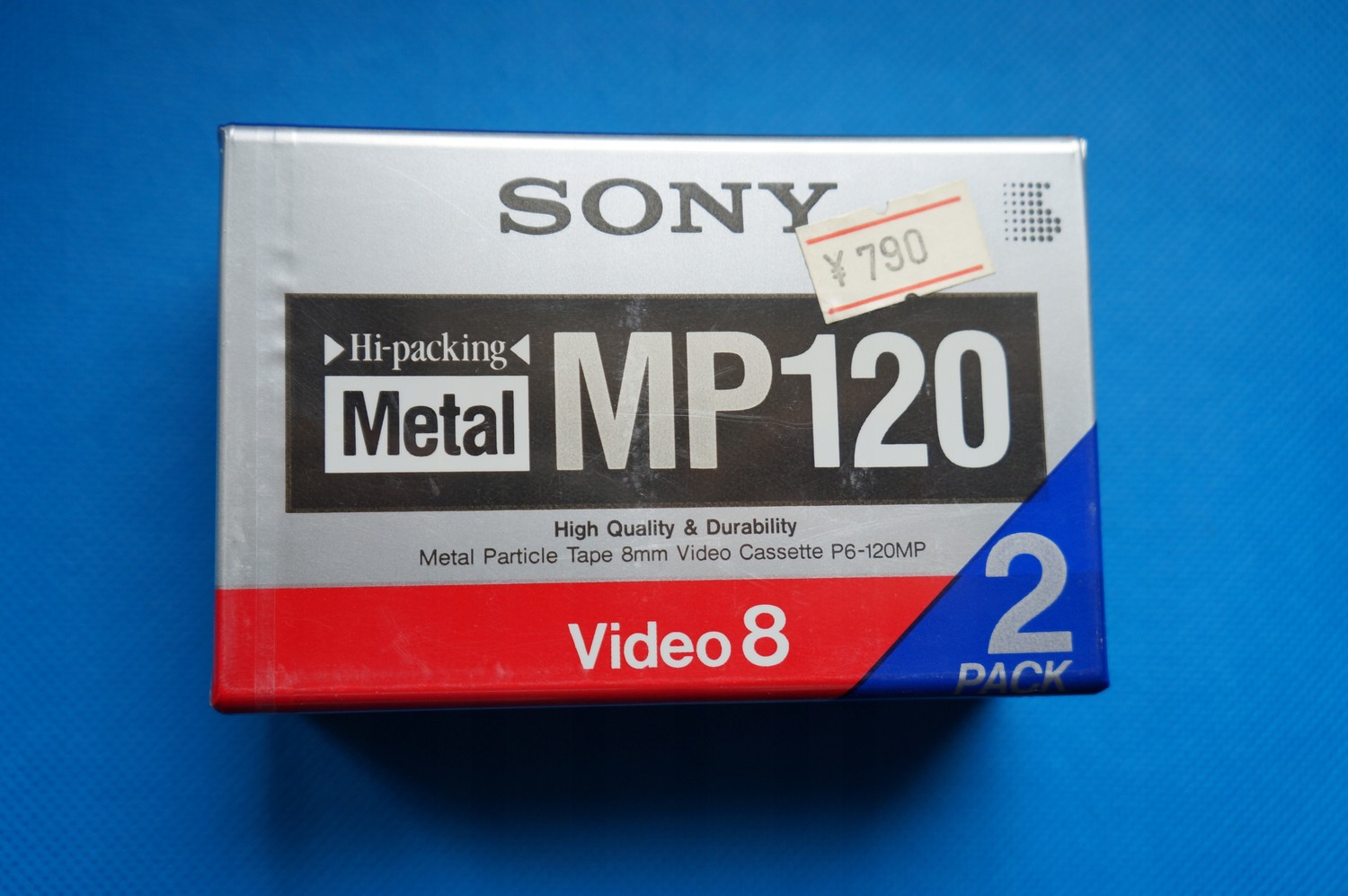 2 x Kazety Pro Kamery VIDEO8 Sony Metal P6-120MP 120 min