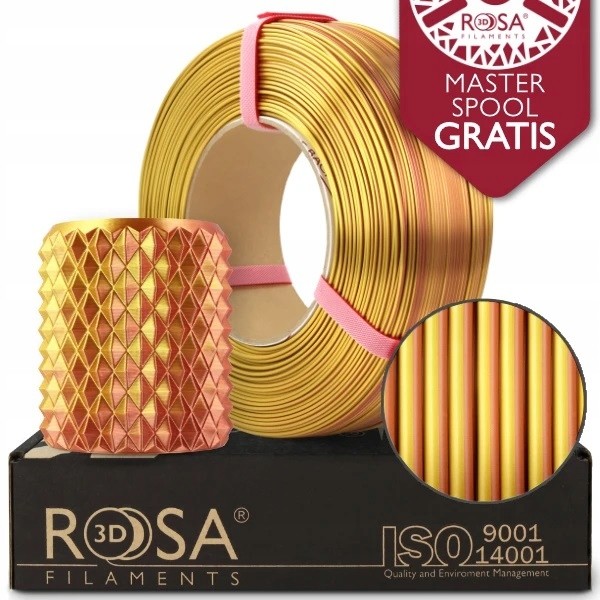 Filament Rosa3D Refill Pla Magic Silk Gold Copper 1kg 1,75mm zlato & měď