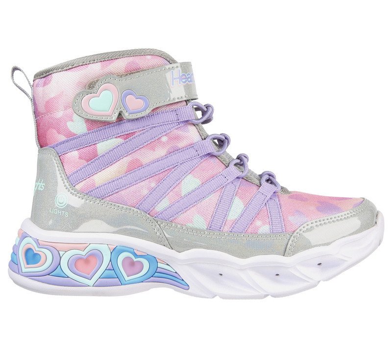 SKECHERS SWEETHEART LIGHTS-DR Dětské boty EU 27 302667L_SMLT