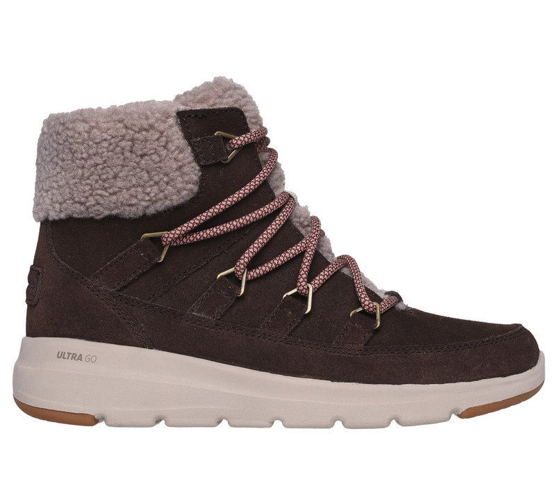 SKECHERS GLACIAL ULTRA - WINT Dámské zimní boty EU 37 144187_CHOC