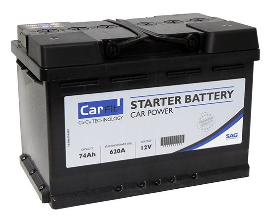 Carfit 12V 74Ah 620A CARBAT07004