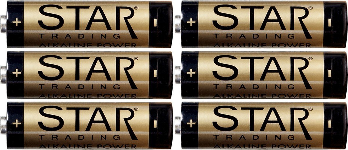 Sada 6 alkalických baterii longlife AA 1,5V Star Trading Alkaline