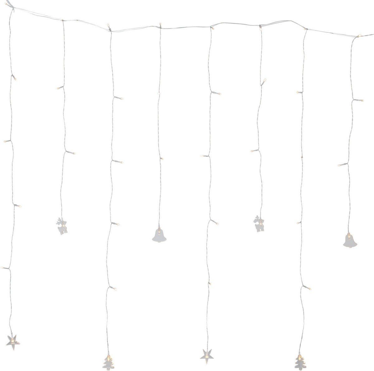 Závěsný světelný řetěz délka 1 m Star Trading Decy - průhledný
