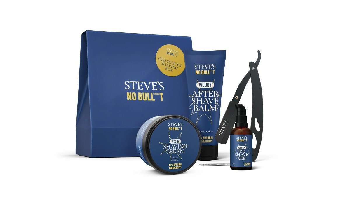 Steve's Dárková sada Old School Shaving Box