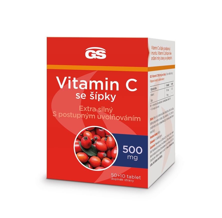 Gs Vitamin C500 Se šípky Tbl.50+10