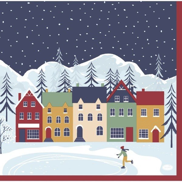 Ubrousky Dunisoft Holiday Joy 40 x 40 cm 12 ks