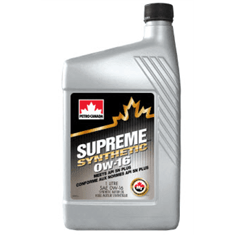 PETRO-CANADA SUPREME SYNTHETIC 0W-16 1L  PCSS0W16 1L 055223644395