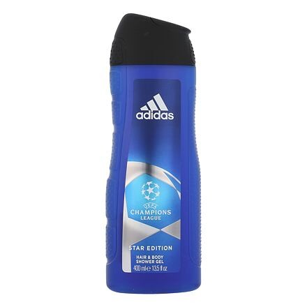 Adidas UEFA Champions League Star osvěžující sprchový gel s vůní pomeranče a eukalyptu 400 ml pro muže