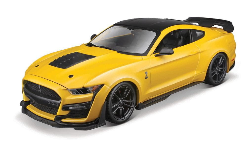 Maisto 2020 Mustang Shelby GT500, metal žlutá, 1:18