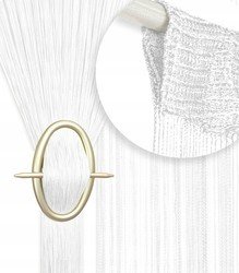 Provázková záclona Bílá Rozměr 300x200cm