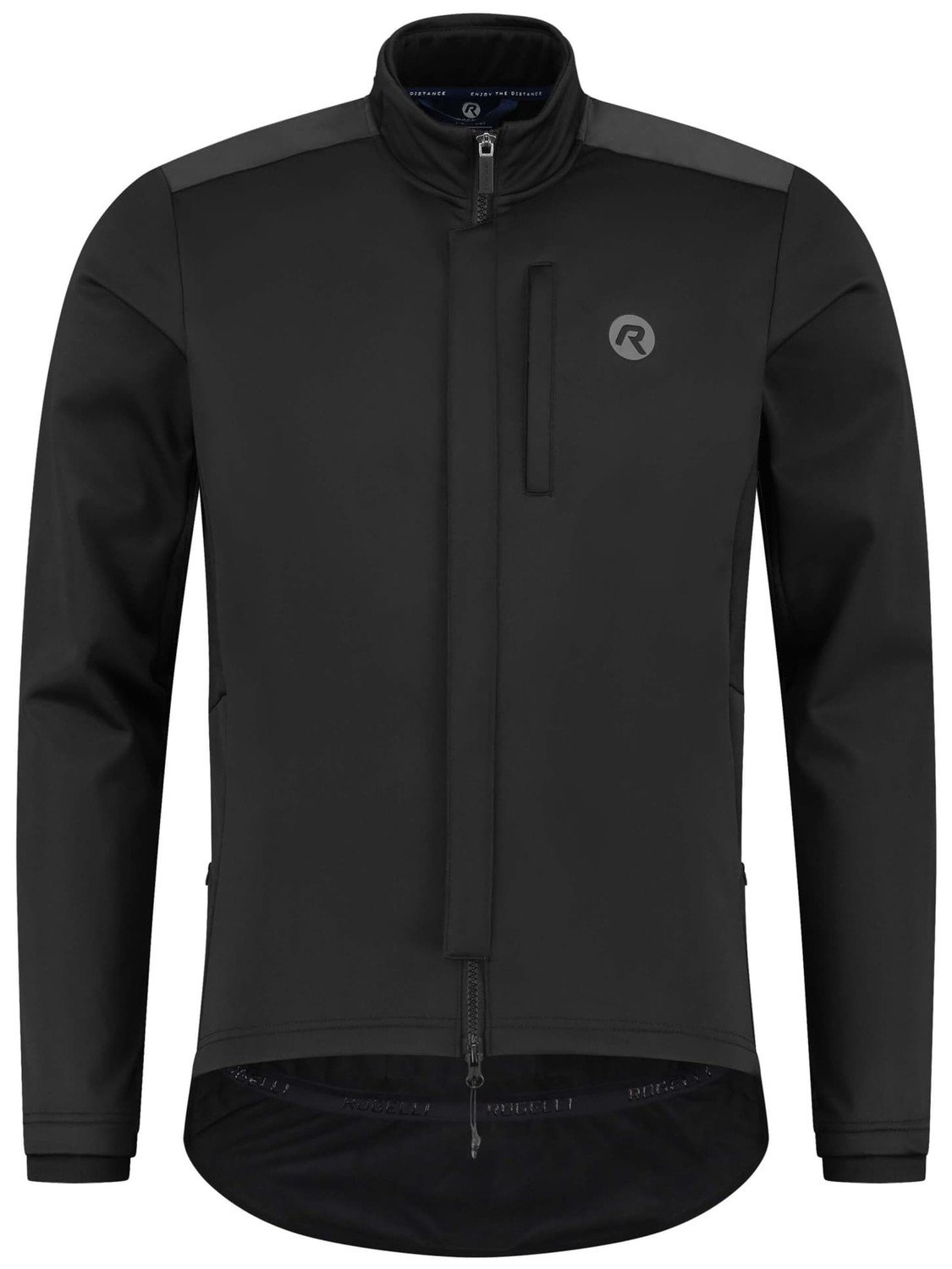 Silně hřejivá zimní bunda Rogelli DEEP WINTER s výraznými reflexními panely, černá 2XL