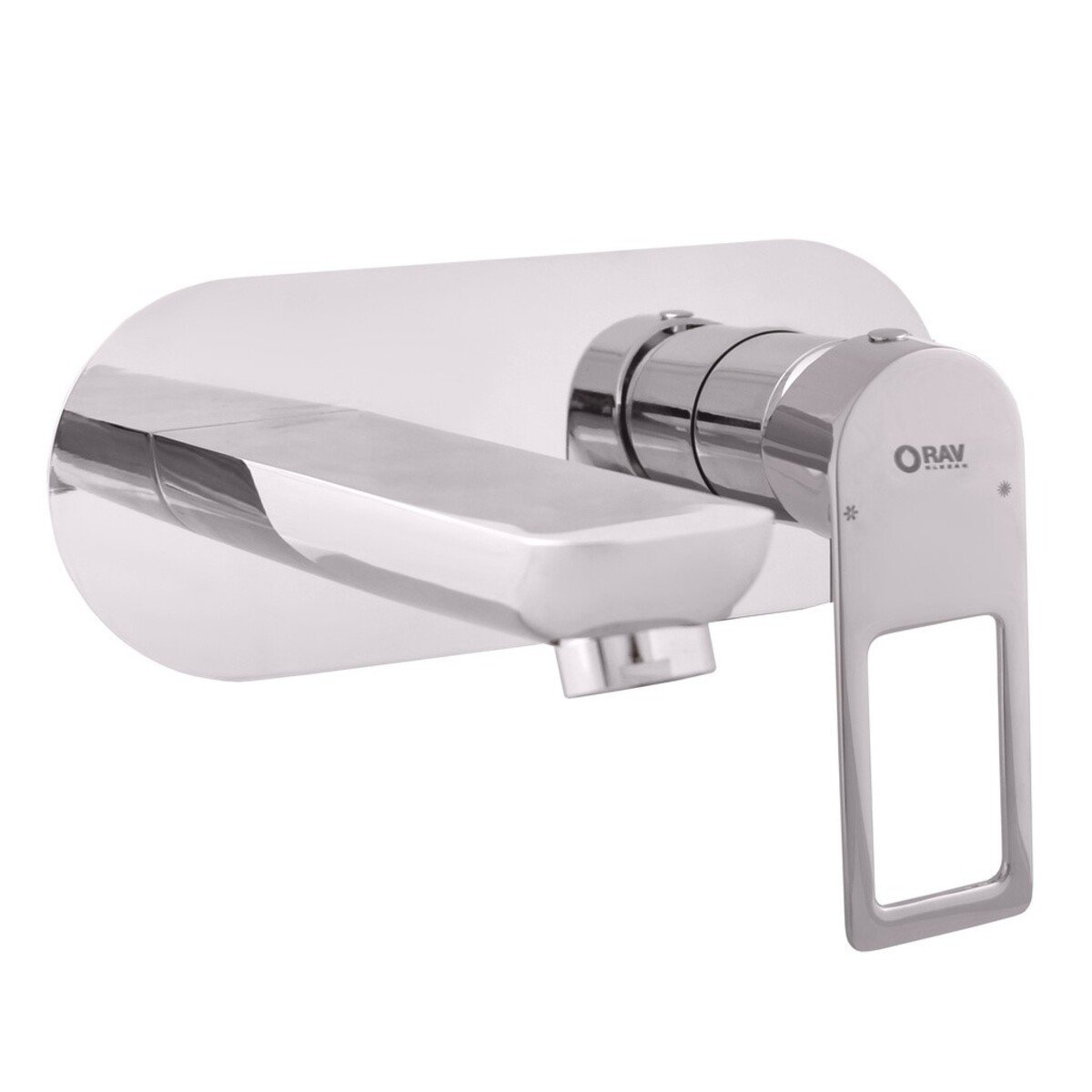 Umyvadlová baterie RAV SLEZÁK NIL včetně podomítkového tělesa chrom NL235