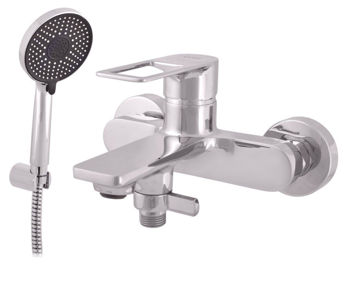 Vanová baterie RAV SLEZÁK NIL se sprchovým setem 150 mm chrom NL254.5/1
