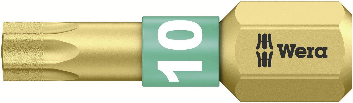 Wera 867/1 BDC TX10X25 05 066100 001 bit Torx T 10 nástrojová ocel legováno, diamantová vrstva D 6.3 1 ks