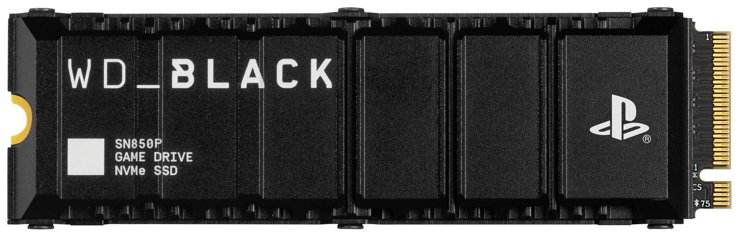 Western Digital Black(TM) SN850P Heatsink 1 TB interní M.2 SSD 2280 PCIe NVMe 4.0 x4 Retail WDBBYV0010BNC-WRSN