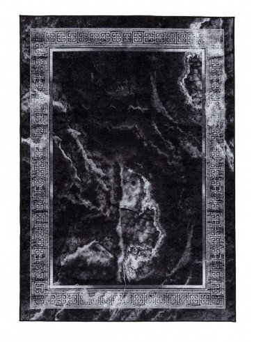 Kusový koberec Miro 51278.810 Marble black / white - 120x170 cm Dywany Łuszczów