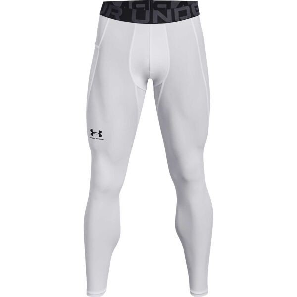Under Armour HG ARMOUR LEGGINGS Pánské legíny, bílá, veľkosť XXXXL