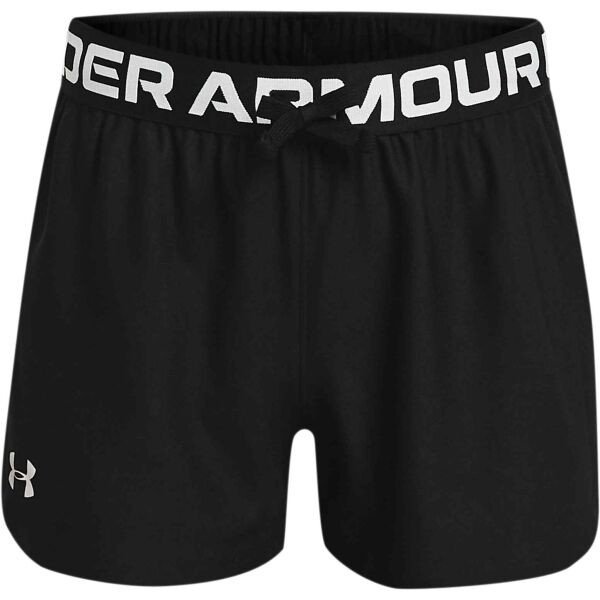 Under Armour PLAY UP SOLID Dívčí kraťasy, černá, veľkosť S