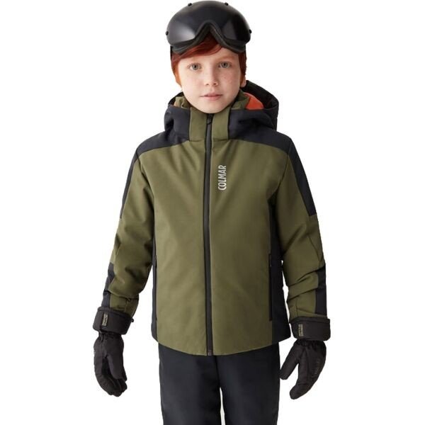 Colmar JUNIOR BOY SKI JACKET Chlapecká lyžařská bunda, khaki, veľkosť 16