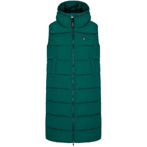 Loap TALA Dámská vesta, tmavě zelená, veľkosť XS