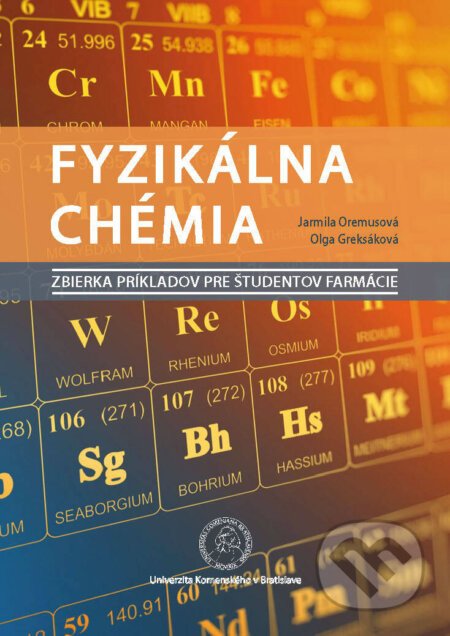 Fyzikálna chémia - Univerzita Komenského Bratislava
