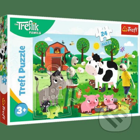 Trefl Puzzle 24 Maxi - Rodina Treflíkov / Studio Trefl Rodzina Treflików - Trefl