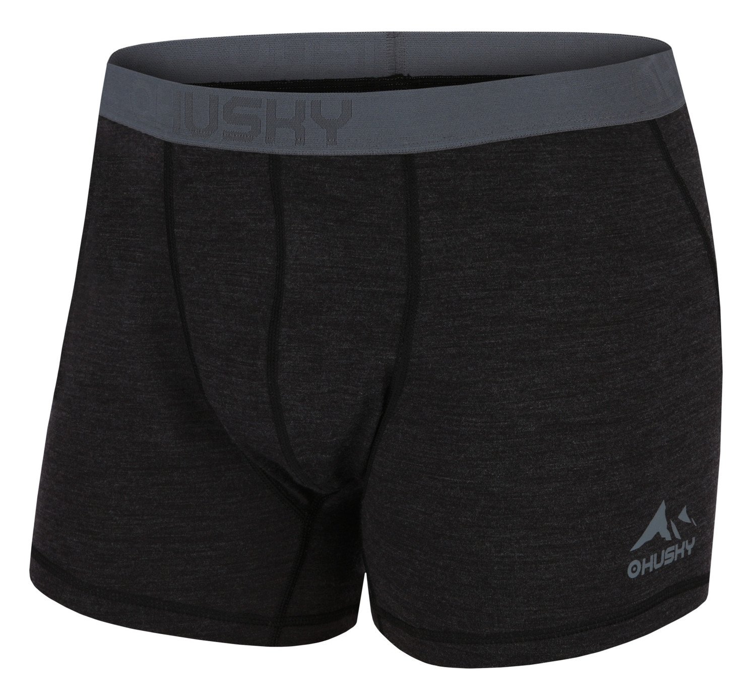 Husky Boxerky Mex M XXL, black Merino termoprádlo