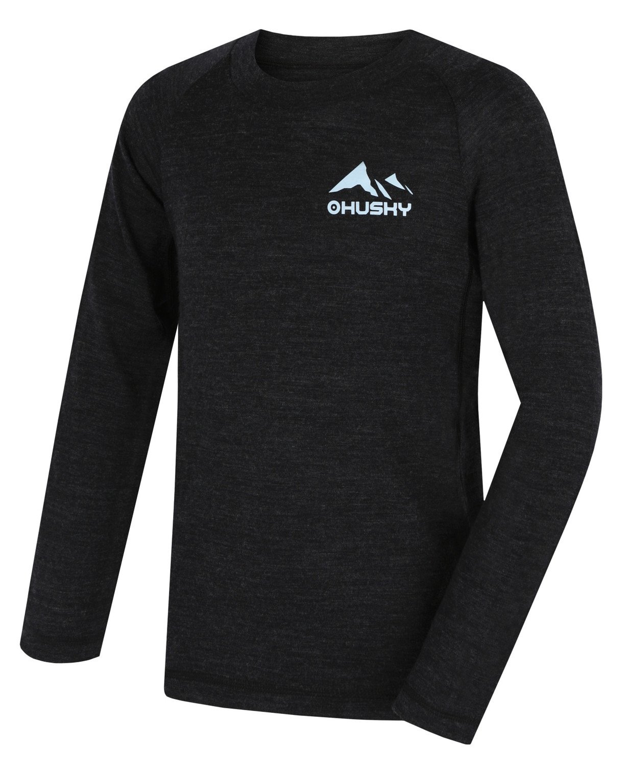 Husky Merbo K 122, black Dětské merino termoprádlo