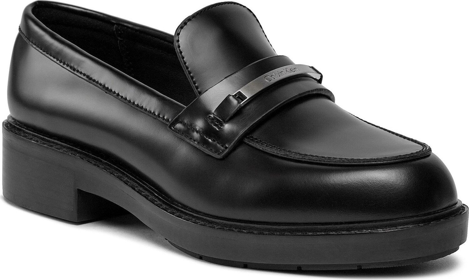 Loafersy Calvin Klein Rubber Sole Loafer W/Hw HW0HW02006 Ck Black BEH