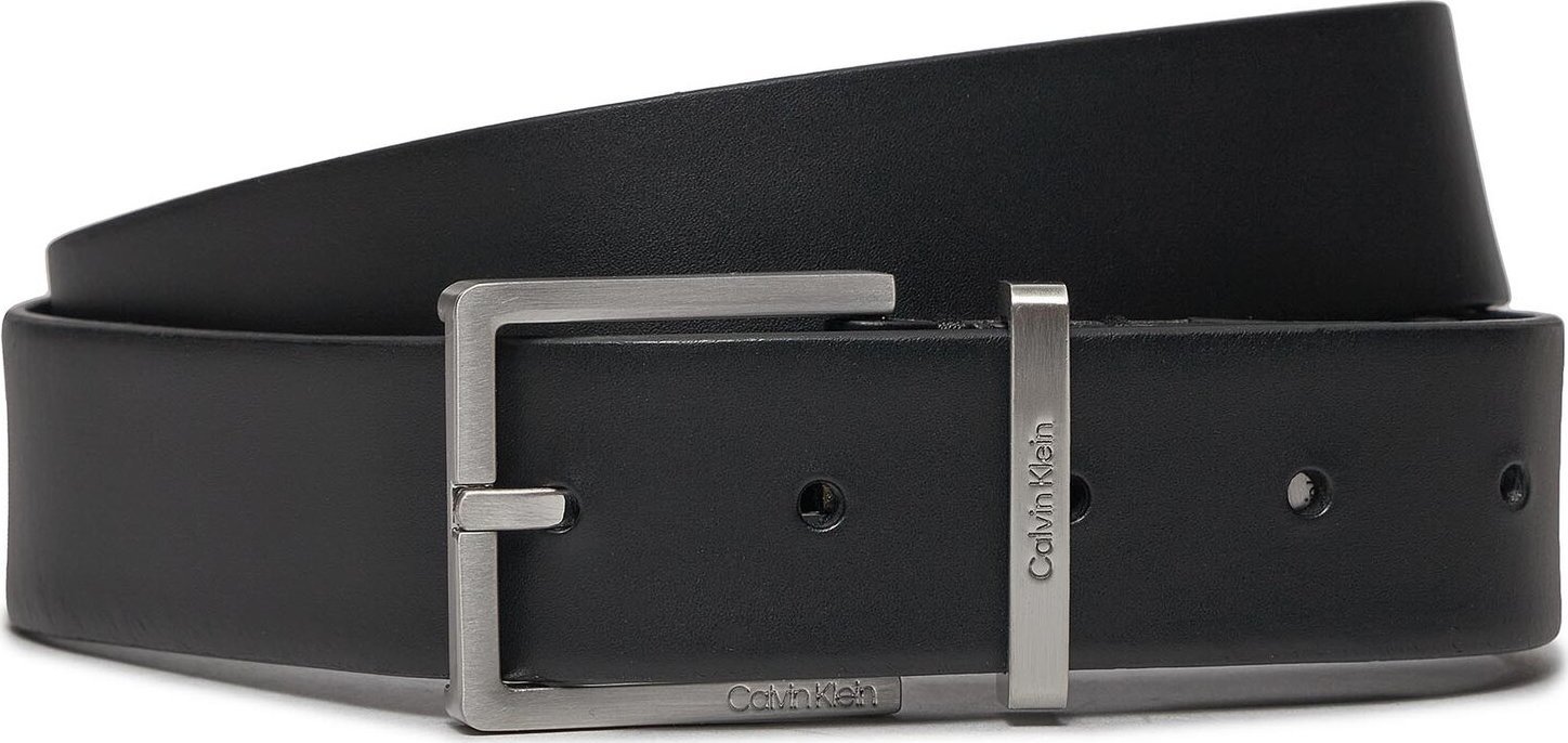 Pánský pásek Calvin Klein Casual Adj. Belt 3.5Cm K50K504301 Black 001