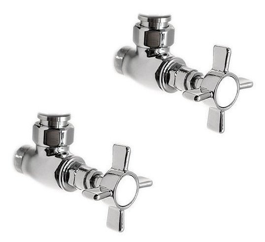 Sapho STAR připojovací sada ventilů ruční rohová, chrom