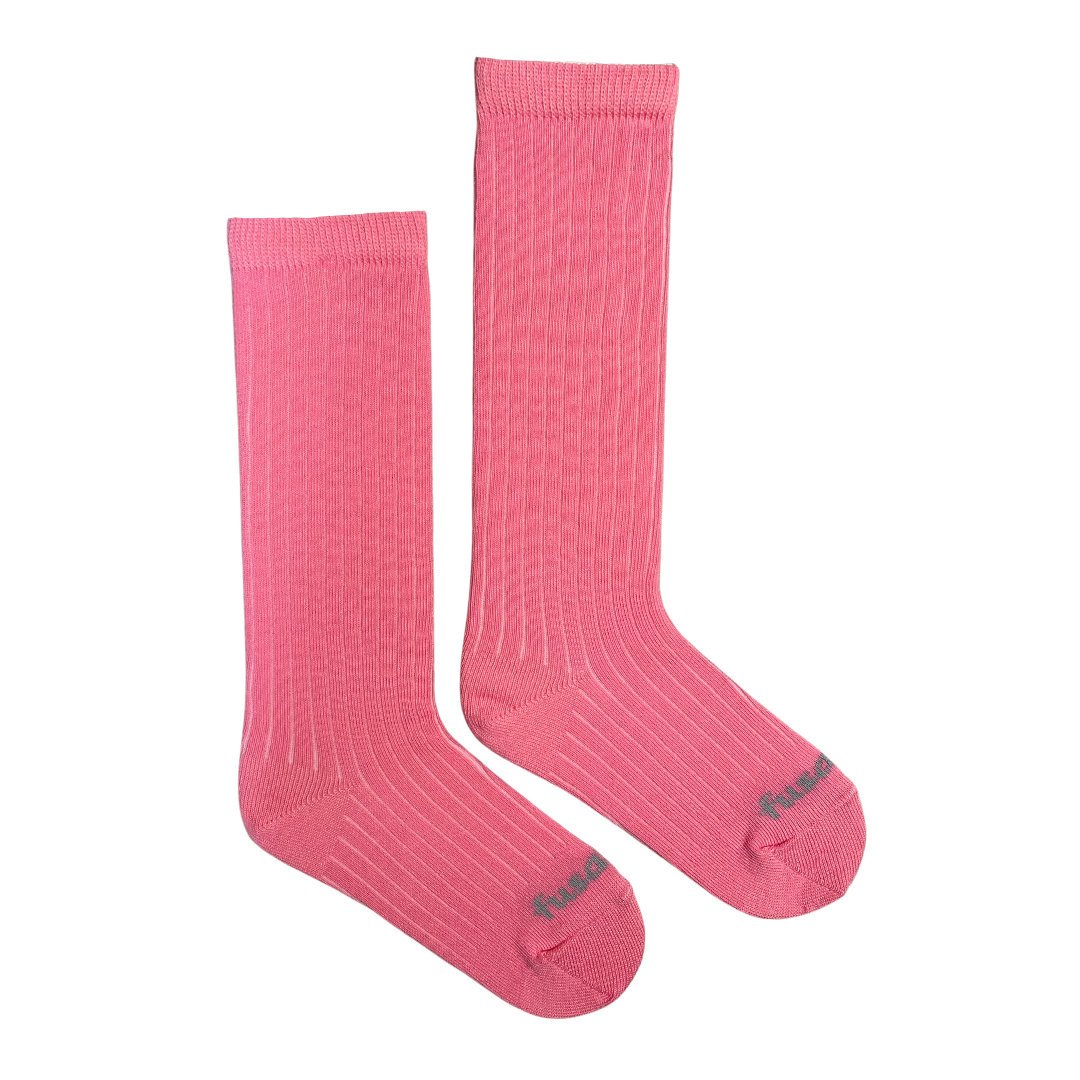 Dětské podkolenky Rebro růžové Fusakle