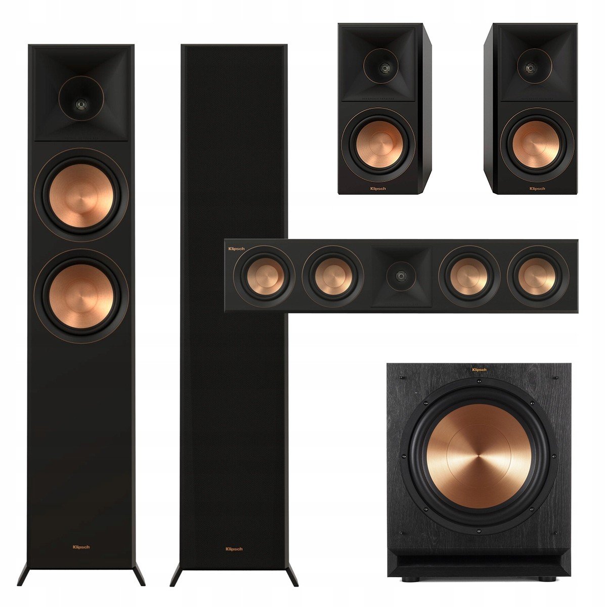 Klipsch RP-6000F II RP-500M RP-404C SPL-120 Set Kolumn 5.1