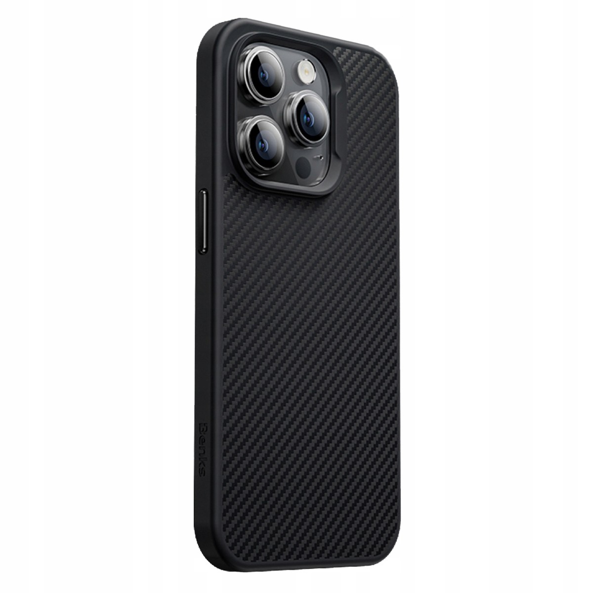 Benks pevný kryt Carbon Kevlar Case magnetický pro MagSafe iPhone 14 Pro